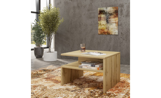 Sekcija COBY 247JMB10 Biały Połysk / Dąb Wotan